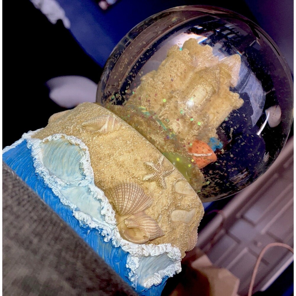 Snow Globe Sand Castle Beautiful Unique Beach Gift